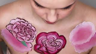 Flower body paint!
