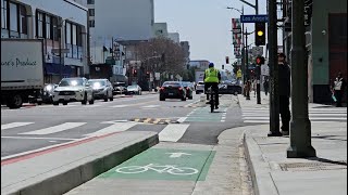 7th St. Bike Lane in Downtown LA #latrashdiary