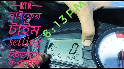 How To Set Time on tvs RTR -160/180