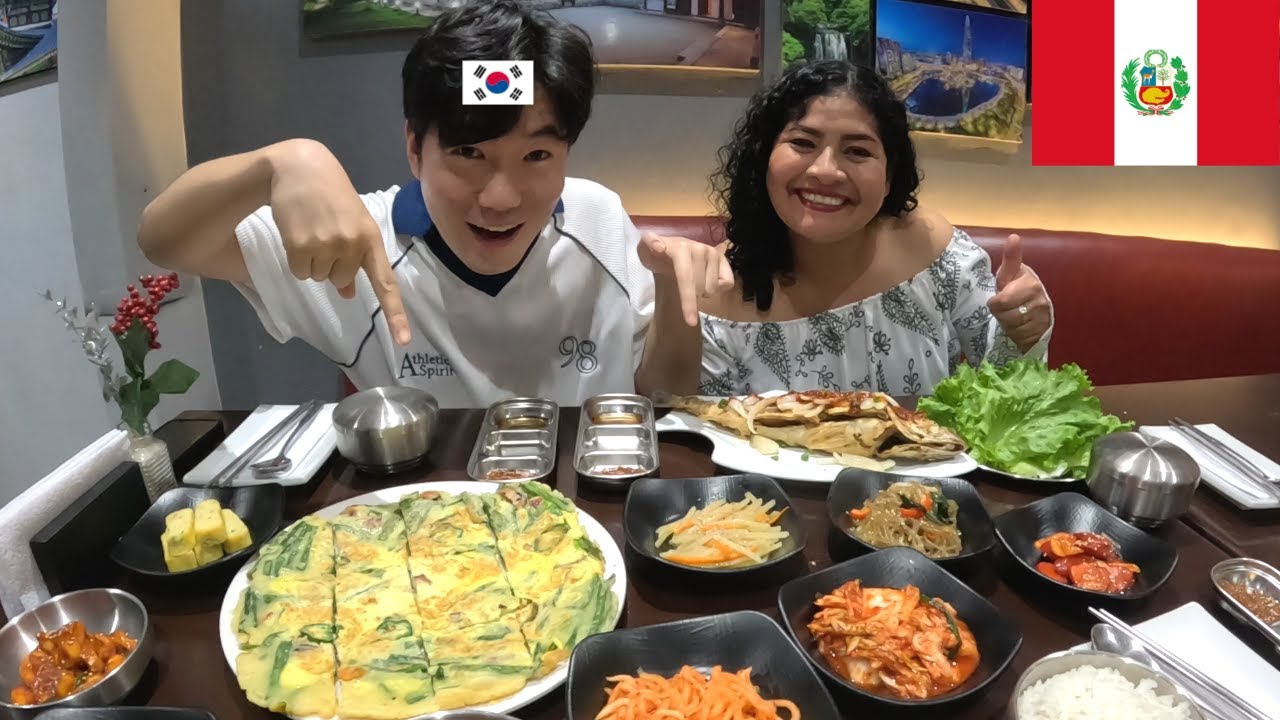 Le invité comida coreana a una señora peruana y pasó algo inesperado…