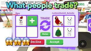 What People Trade For Santa Dog | Roblox Adopt Me