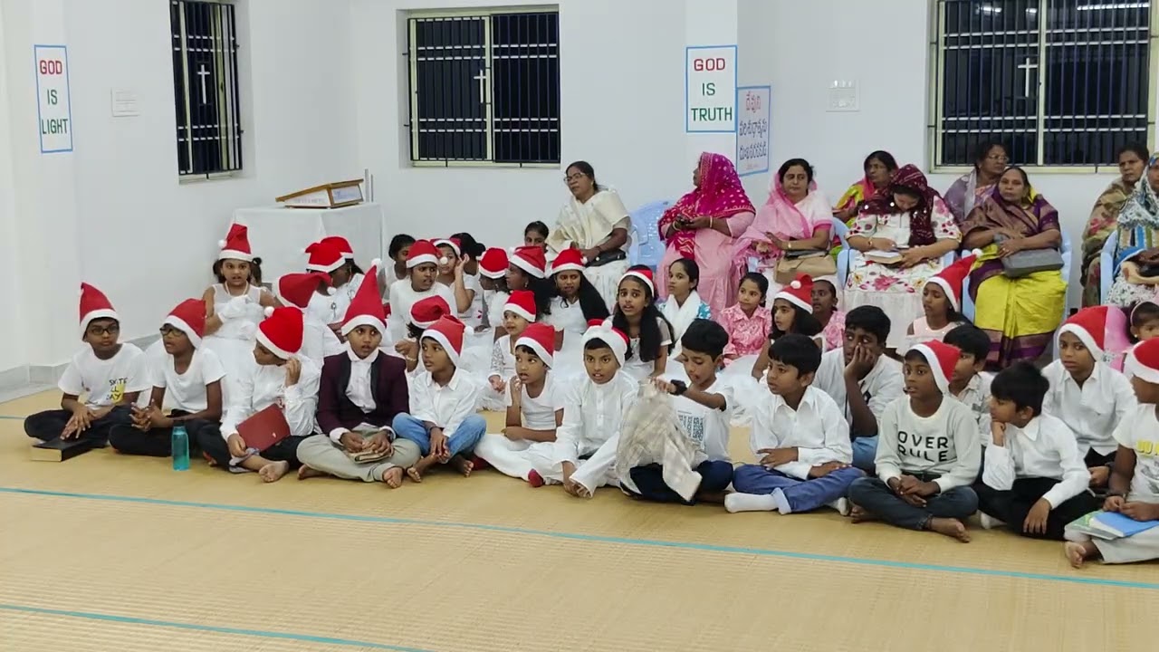 Children Christmas Celebrations || Hebron Prayer House|| Nellore||