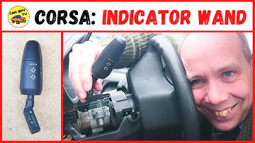 Vauxhall Corsa D: How To Replace Indicator Wand / Stalk (Opel Corsa D)