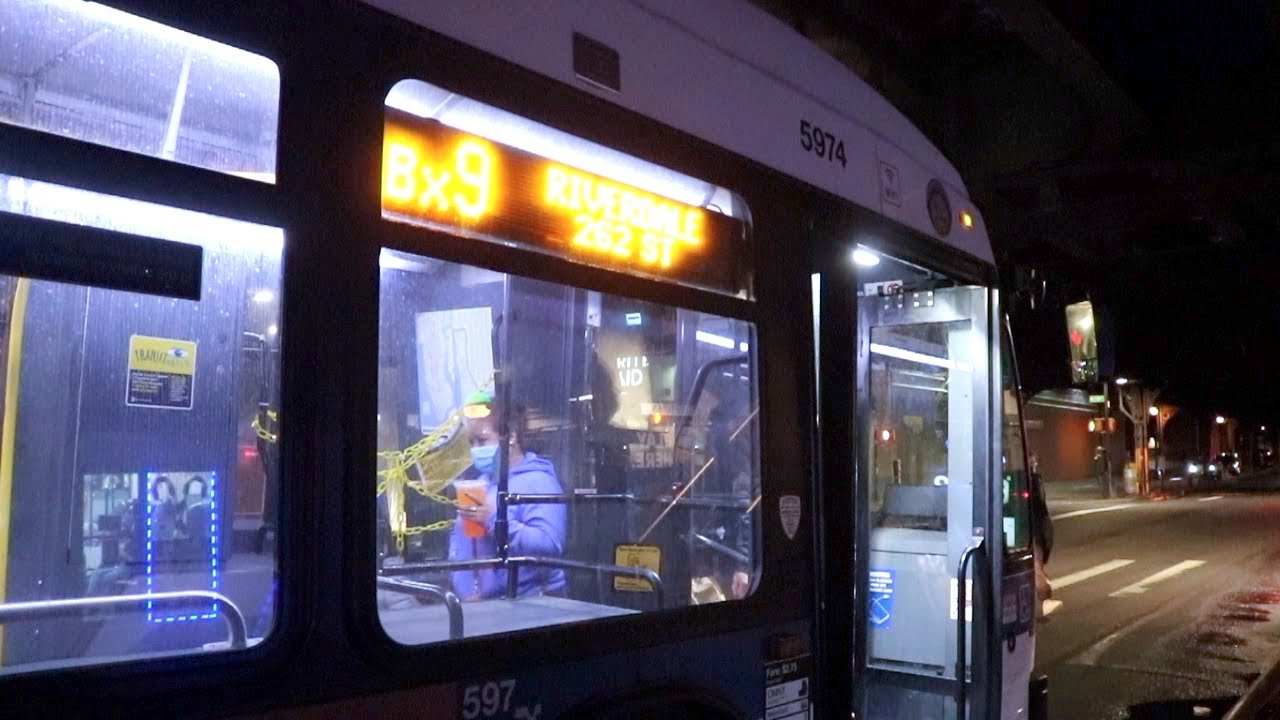 MTA New York City Bus: 2012 Nova Bus LFS Articulated 5974 on the Bx9 ...