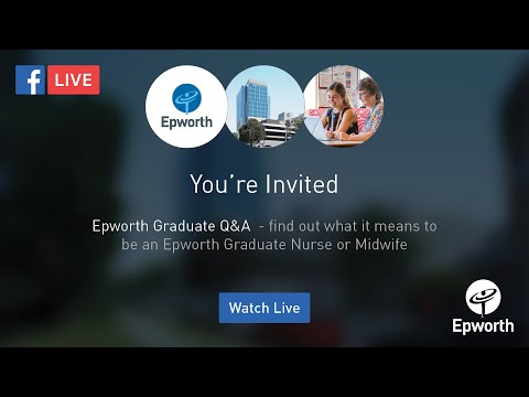 ? Epworth Live: Graduate Q&A