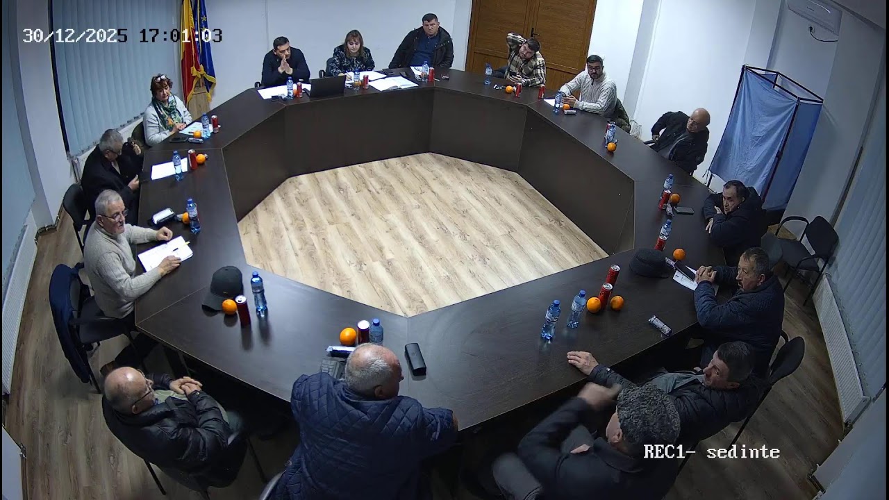 Sedinta ordinara a Consiliului Local Vedea din data de 30.12.2025 ora 16.00
