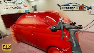RePainting A Car With A Subscriber  Fiat 500 direct gloss Respray