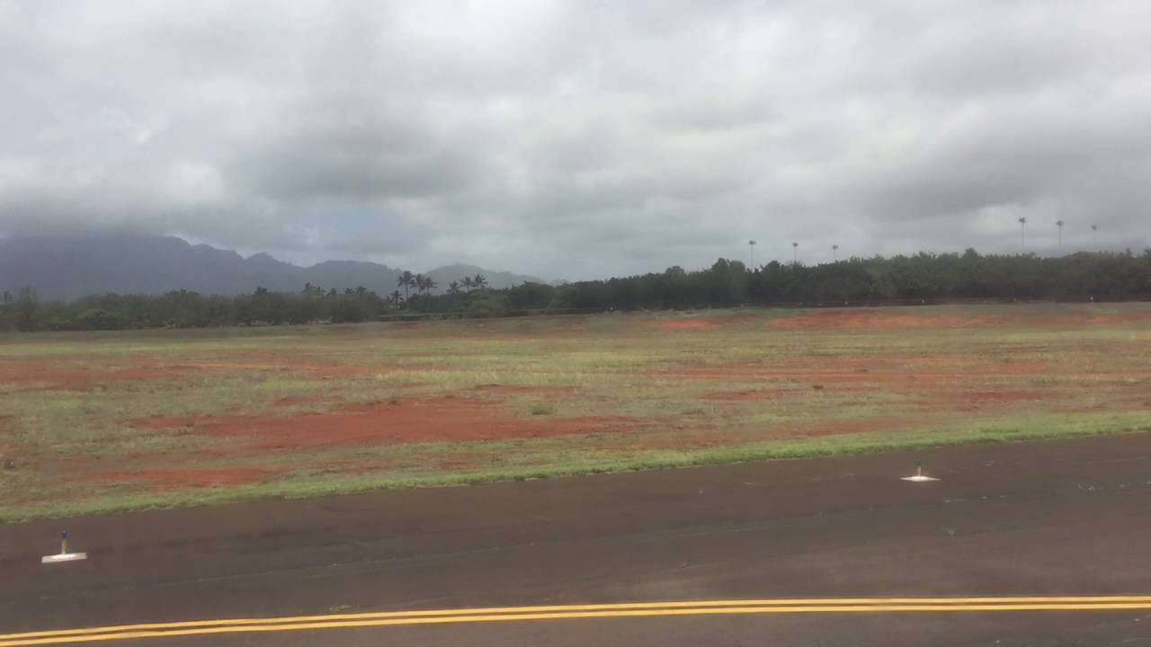 [HD] Hawaiian B717 take off from Lihue (hawaii) LIH/PLIH