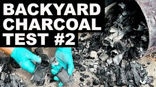 Making Lump Charcoal at Home Test #2