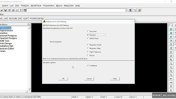 Ansys APDL 1 dimensional thermal