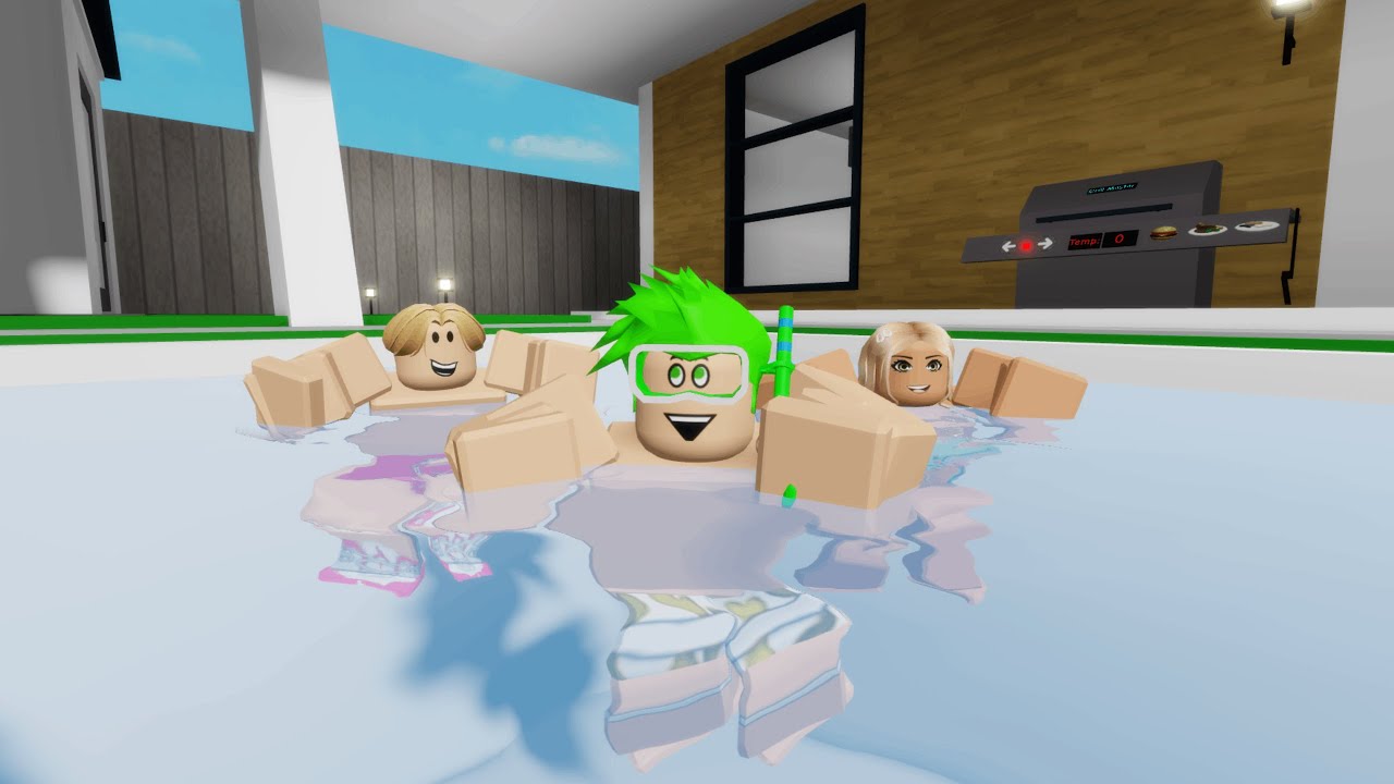 POOL PARTY IN BROOKHAVEN RP! (Roblox) YouTube