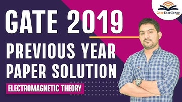 Previous years paper solution GATE EC | Electromagnetic Theory | GATE 2019