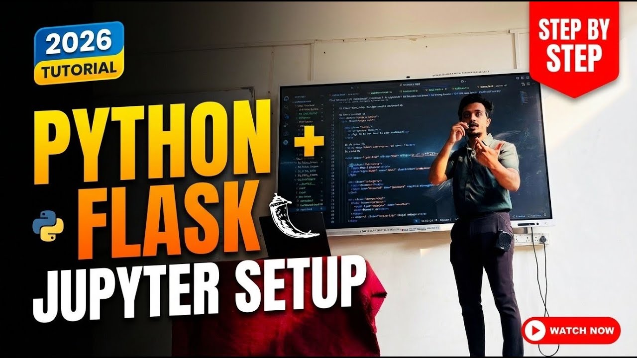 Python + Flask Installation on Jupyter Notebook | Complete Setup Guide ...