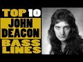 Top 10 Queen / John Deacon bass lines