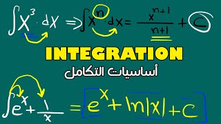 INTEGRATION I أساسيات التكامل للمبتدئين