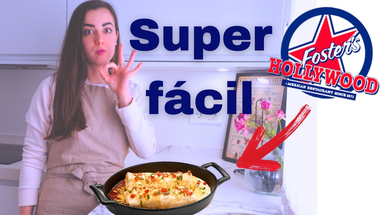 Enchilladas de pollo tipo Fosters Hollywood Versión SALUDABLE YouTube