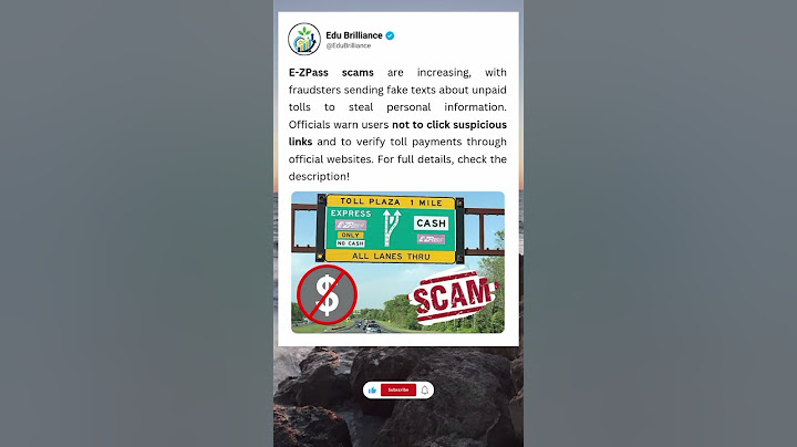 E-ZPass Scam Alert! 🚨 Don’t Fall for This Toll Payment Fraud ⚠️