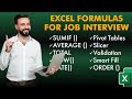 How to Pass  Excel Test for Job Interview