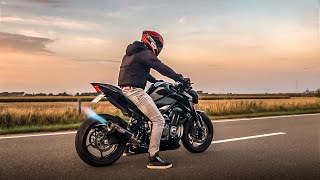 KAWASAKI Z900 AKRAPOVIC Full system / Shooting FLAMES