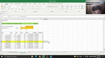 How to find roots using Numerical Methods (Ms Excel)