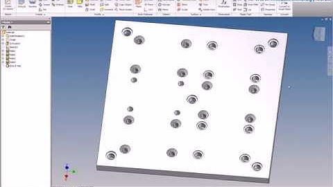 Midas Technology - AutoCAD Inventor Suite 2010 - Hole Table Functionality