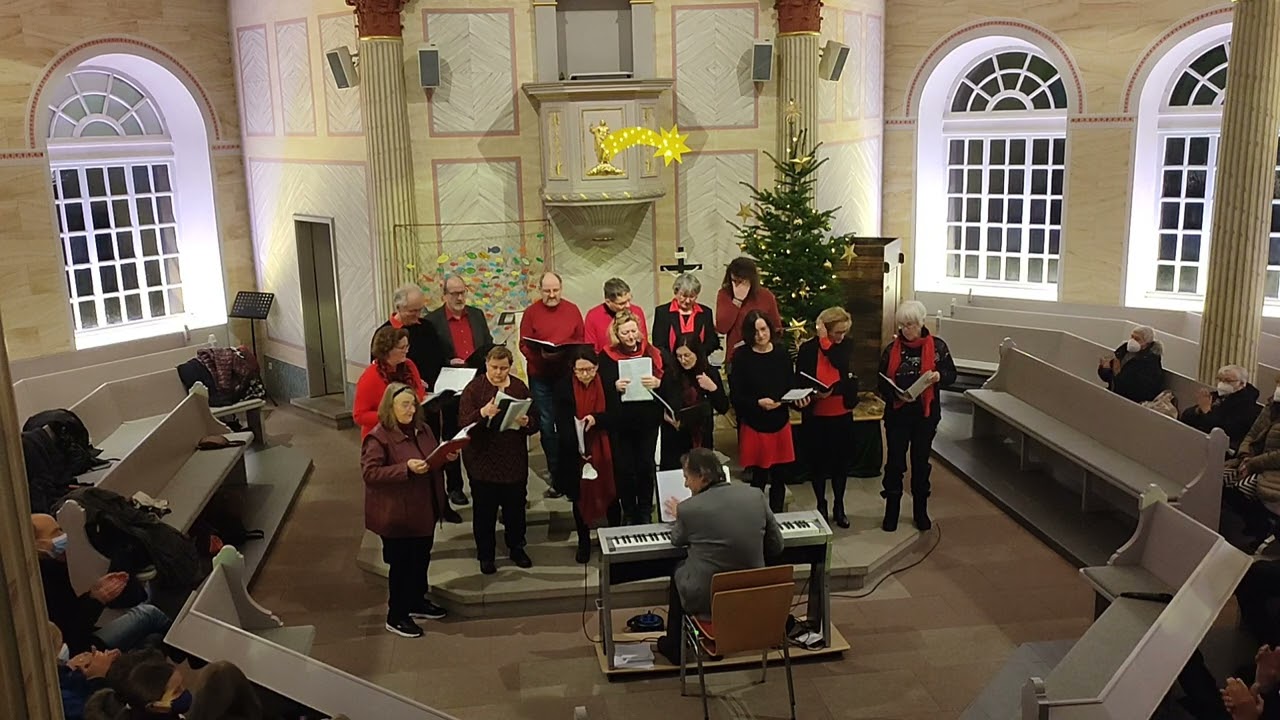 Unter dem Stern von Bischmisheim 26.12.2022 Gospelchor in der Schinkelkirche