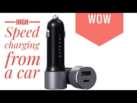 Satechi 72W USB-C PD Car Charger review and unboxing