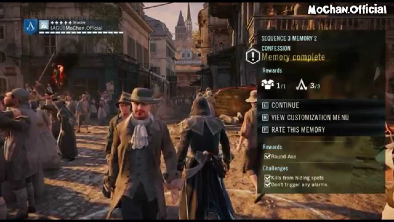 Assassin S Creed Unity Walkthrough Sequence 3 Memory 2 Confession