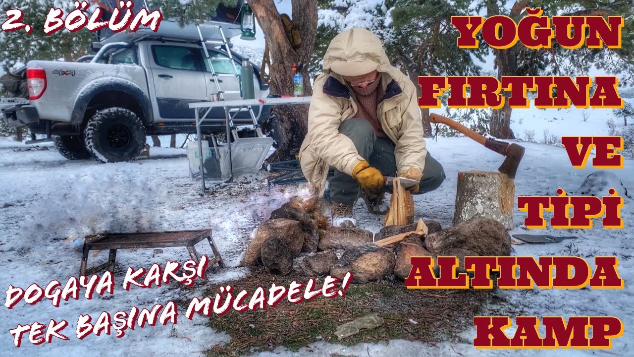 Işık Dağı Karagöl Tek Başına Kar Kampı 2. Bölüm - Yoğun Fırtına ve Tipi Altında - Aralık 2021