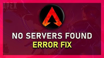 Apex Legends - How To Fix "No Servers Found" Error - PC