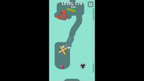 Golf Nest - Dig Your Way Out! Levels 171 - 180. 3 Stars Walkthrough.