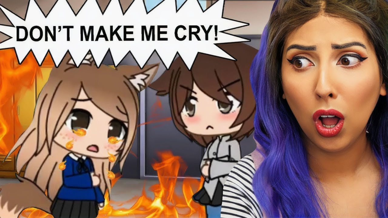 The Girl Who ONLY Cries FIRE! 🔥😭 | Gacha Life Story Reaction (GLMM)