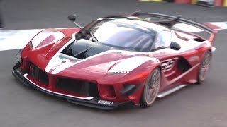 #59 Ferrari FXX K EVO screaming at Mugello Circuit! - Brutal V12 Engine Sound!