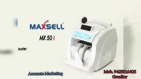 Cash Counting Machine MAXSELL MX50i DEMO