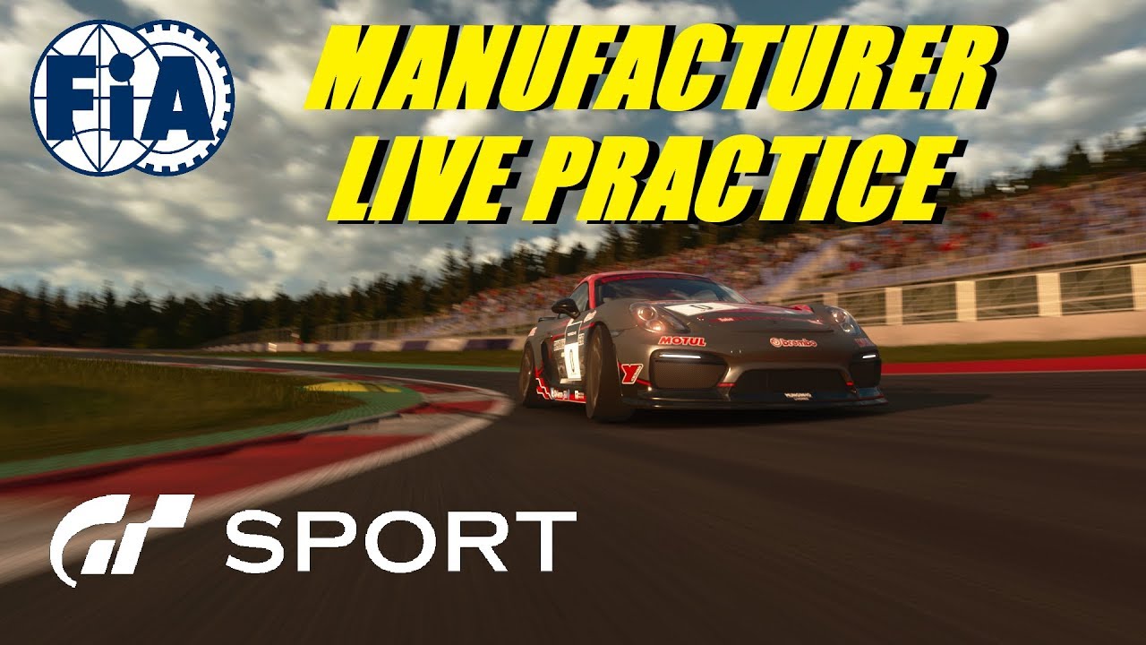 GT Sport FIA Manufacturer Live Practice