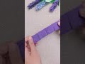 DIY LAVENDER 💜 PAPER FLOWERS 💜 #origamicraft #creativeideas #short #viral #easydiy #unik