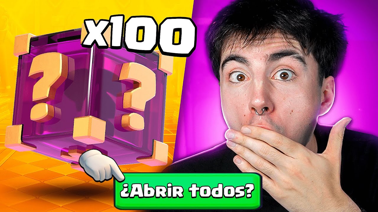 ABRI +100 CUBOS DE LA SUERTE EN CLASH ROYALE🤑