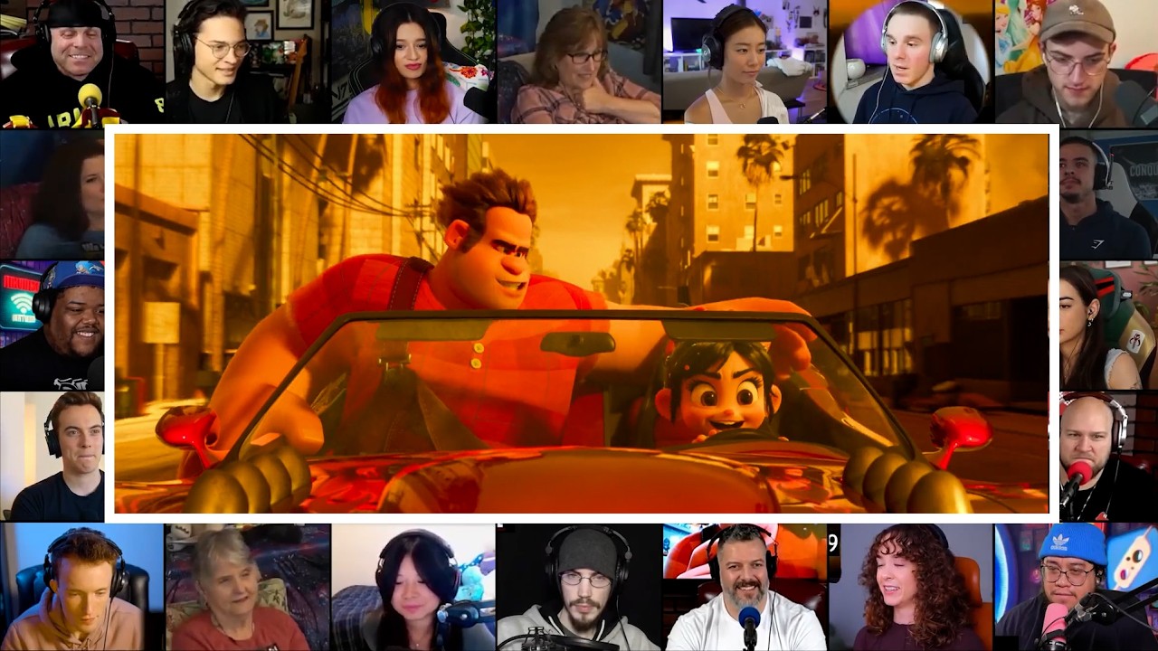 Car Chase Scene | Ralph Breaks the Internet | Reaction Mashup