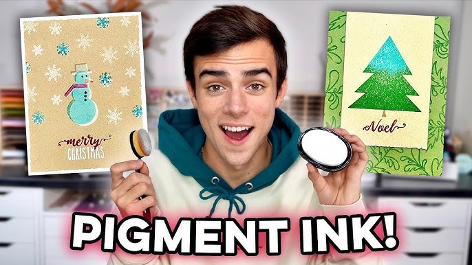 White Pigment Ink Review, and Best Card Stock to Stamp with White