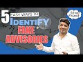 5 easy ways to identify fake advisory companies