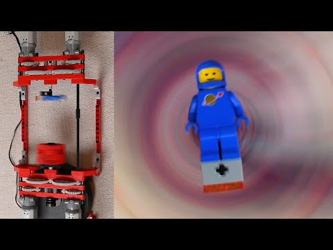 Spinning Mini-Camera and Lego Benny