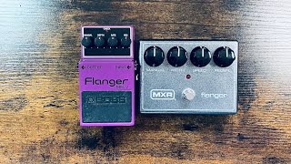 7 Effects From A Flanger, 2 Pedals Compared. Boss Bf 2 Vs Mxr M117R