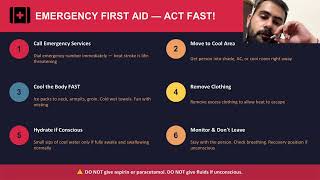 Heat Stroke 101: Symptoms, Prevention &amp; What to Do"#emergency #medical #medicine #health #medico 