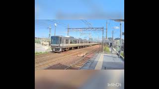 JR西日本 琵琶湖線 新快速電車 4K HDR撮影