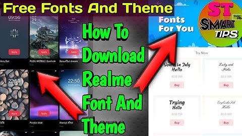 👍How To Change/Download Font Theme and Wallpaper In Realme C1. How to download font in realme device