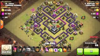 Clash of clans Extreme war compilation part-11 | 3 star attack strategy | Clan Wars