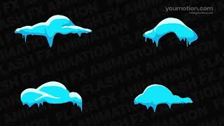 Snow Ice Assets Winter FX Motion Graphics Template