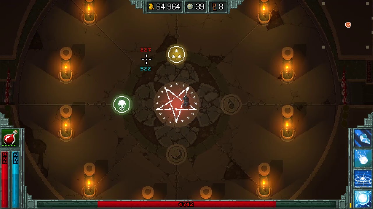 Heroes of Hammerwatch - Level 16 Sorcerer vs The Watcher