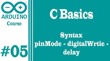 كورس اردوينو: التعرف على لغة السي Arduino course: C programming introduction