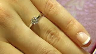 SR1018 0.45 Carat Solitaire Diamond Engagement Ring